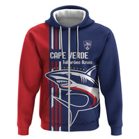 Cape Verde Football Hoodie Tubaroes Azuis Pride - Wonder Print Shop