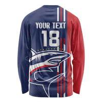 Cape Verde Football Long Sleeve Shirt Tubaroes Azuis Pride - Wonder Print Shop