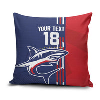 Cape Verde Football Pillow Cover Tubaroes Azuis Pride - Wonder Print Shop