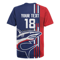 Cape Verde Football Rugby Jersey Tubaroes Azuis Pride - Wonder Print Shop