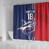 Cape Verde Football Shower Curtain Tubaroes Azuis Pride - Wonder Print Shop