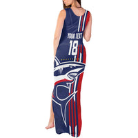 Cape Verde Football Tank Maxi Dress Tubaroes Azuis Pride - Wonder Print Shop