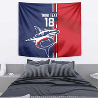 Cape Verde Football Tapestry Tubaroes Azuis Pride - Wonder Print Shop
