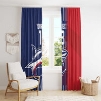 Cape Verde Football Window Curtain Tubaroes Azuis Pride - Wonder Print Shop