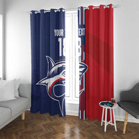 Cape Verde Football Window Curtain Tubaroes Azuis Pride - Wonder Print Shop