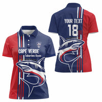 Cape Verde Football Women Polo Shirt Tubaroes Azuis Pride - Wonder Print Shop