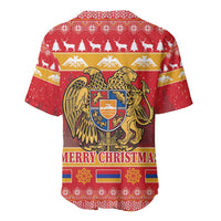 Armenia Christmas Baseball Jersey Coat Of Arms With Arevakhach - Wonder Print Shop