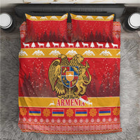 Armenia Christmas Bedding Set Coat Of Arms With Arevakhach - Wonder Print Shop
