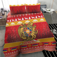 Armenia Christmas Bedding Set Coat Of Arms With Arevakhach - Wonder Print Shop