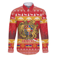 Armenia Christmas Family Matching Short Sleeve Bodycon Dress and Hawaiian Shirt Coat Of Arms With Arevakhach - Wonder Print Shop