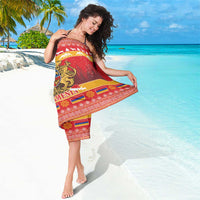 Armenia Christmas Sarong Coat Of Arms With Arevakhach - Wonder Print Shop