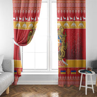 Armenia Christmas Window Curtain Coat Of Arms With Arevakhach - Wonder Print Shop