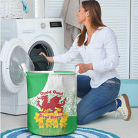 Saint David’s Day Welsh Dragon Laundry Basket Dydd Gwyl Dewi Hapus - Wonder Print Shop
