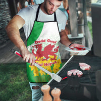 Saint David’s Day Welsh Dragon Apron Dydd Gwyl Dewi Hapus - Wonder Print Shop