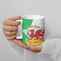 Saint David’s Day Welsh Dragon Ceramic Mug Dydd Gwyl Dewi Hapus - Wonder Print Shop