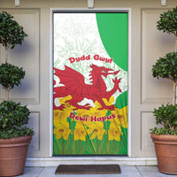 Saint David’s Day Welsh Dragon Door Cover Dydd Gwyl Dewi Hapus - Wonder Print Shop