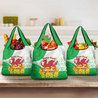 Saint David’s Day Welsh Dragon Grocery Bag Dydd Gwyl Dewi Hapus - Wonder Print Shop