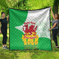 Saint David’s Day Welsh Dragon Quilt Dydd Gwyl Dewi Hapus - Wonder Print Shop