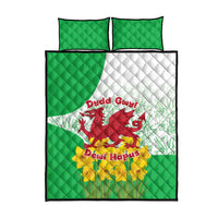 Saint David’s Day Welsh Dragon Quilt Bed Set Dydd Gwyl Dewi Hapus - Wonder Print Shop