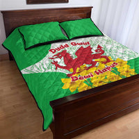 Saint David’s Day Welsh Dragon Quilt Bed Set Dydd Gwyl Dewi Hapus - Wonder Print Shop