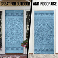 Greek Key Pattern Door Cover Ancient Meander Geometric Art