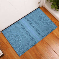 Greek Key Pattern Rubber Doormat Ancient Meander Geometric Art