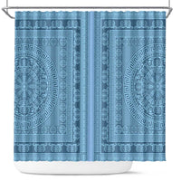 Greek Key Pattern Shower Curtain Ancient Meander Geometric Art