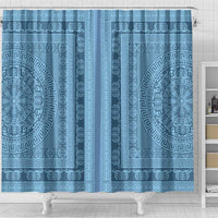 Greek Key Pattern Shower Curtain Ancient Meander Geometric Art