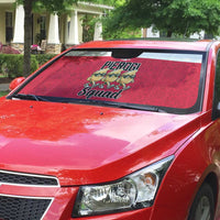 Funny Pierogi Squad Auto Sun Shade Polish Pride Food Humor