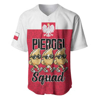 Funny Pierogi Squad Baseball Jersey Polish Pride Food Humor