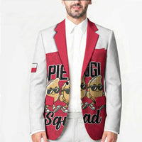 Funny Pierogi Squad Blazer Polish Pride Food Humor