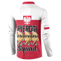 Funny Pierogi Squad Button Sweatshirt Polish Pride Food Humor