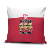 Funny Pierogi Squad Pillow Cover Polish Pride Food Humor
