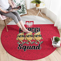 Funny Pierogi Squad Round Carpet Polish Pride Food Humor