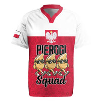 Funny Pierogi Squad Rugby Jersey Polish Pride Food Humor