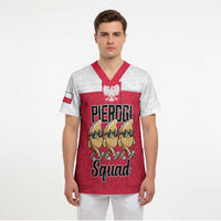 Funny Pierogi Squad Scrub Top Polish Pride Food Humor