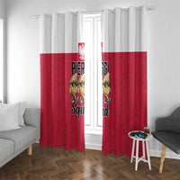 Funny Pierogi Squad Window Curtain Polish Pride Food Humor