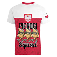 Funny Pierogi Squad Women V-Neck T-Shirt Polish Pride Food Humor