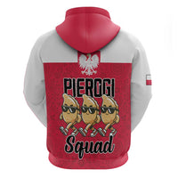 Funny Pierogi Squad Zip Hoodie Polish Pride Food Humor