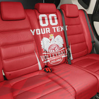Custom Poland Volleyball Back Car Seat Cover Bialo–Czerwoni Go Champions