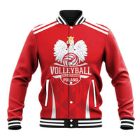 Custom Poland Volleyball Baseball Jacket Bialo–Czerwoni Go Champions