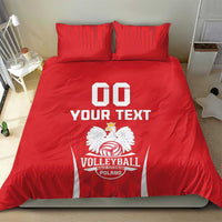 Custom Poland Volleyball Bedding Set Bialo–Czerwoni Go Champions