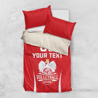 Custom Poland Volleyball Bedding Set Bialo–Czerwoni Go Champions