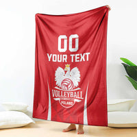 Custom Poland Volleyball Blanket Bialo–Czerwoni Go Champions
