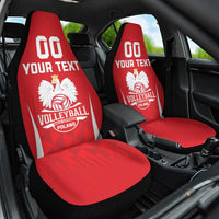 Custom Poland Volleyball Car Seat Cover Bialo–Czerwoni Go Champions