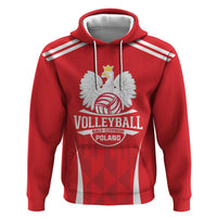 Custom Poland Volleyball Hoodie Bialo–Czerwoni Go Champions