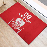Custom Poland Volleyball Rubber Doormat Bialo–Czerwoni Go Champions
