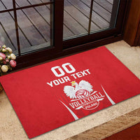 Custom Poland Volleyball Rubber Doormat Bialo–Czerwoni Go Champions