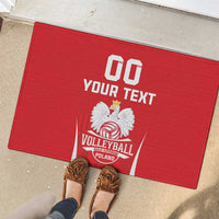 Custom Poland Volleyball Rubber Doormat Bialo–Czerwoni Go Champions