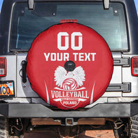 Custom Poland Volleyball Spare Tire Cover Bialo–Czerwoni Go Champions